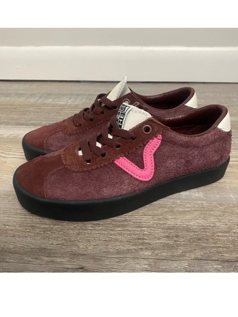 Vans Women’s Suede Sport Low Sneakers Brown Pop-size 6 NEW w/o box